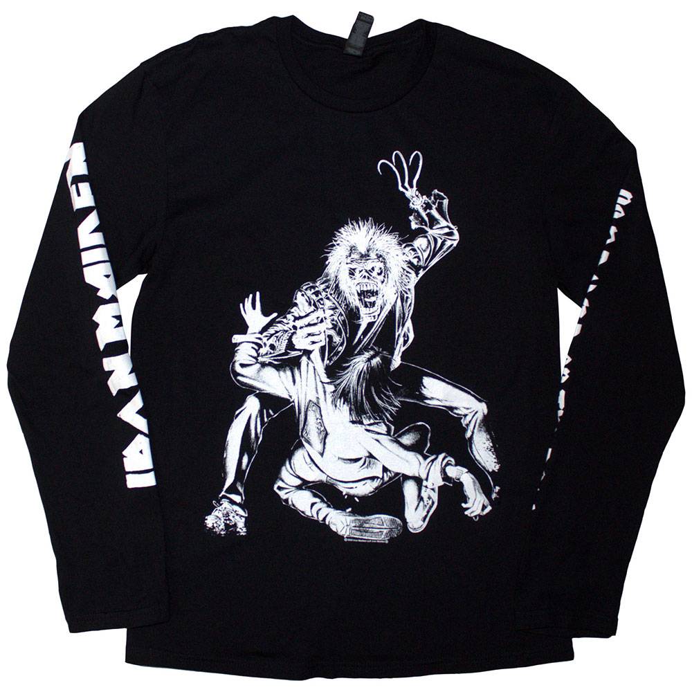 Iron Maiden - No Prayer Claw Isolated Longsleeve shirt - Zwart